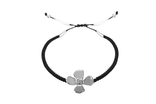 PULSERA TEJIDA HORTENSIA ORO ROSA PARA MUJER -ELENA LÓPEZ JOYERÍA