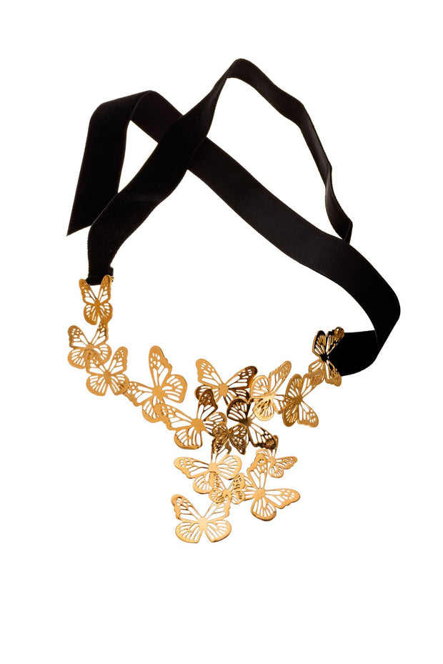 PECTORAL DE MONARCAS ORO PARA MUJER -ELENA LÓPEZ JOYERÍA