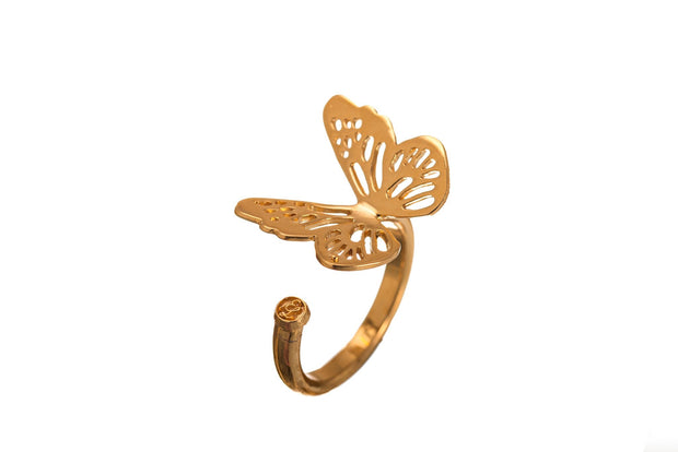 ANILLO MONARCA CHICO ORO PARA MUJER -ELENA LÓPEZ JOYERÍA