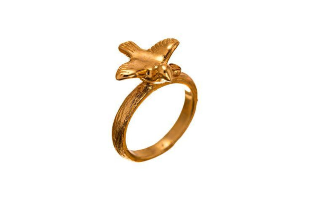 Anillo Paloma Oro - ELENA LÓPEZ JOYERÍA