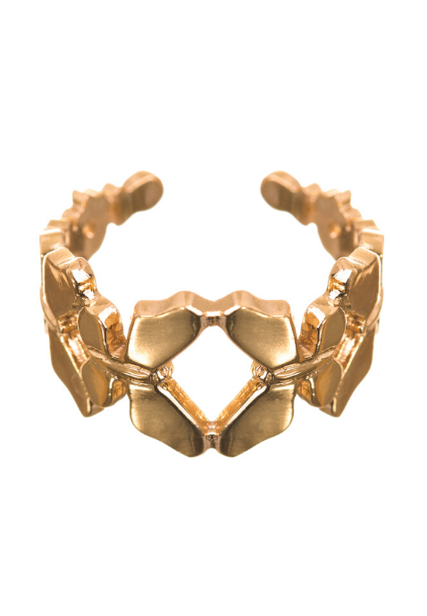 Anillo Colmena con Abejas Rodio Blanco 3 - ELENA LÓPEZ JOYERÍA