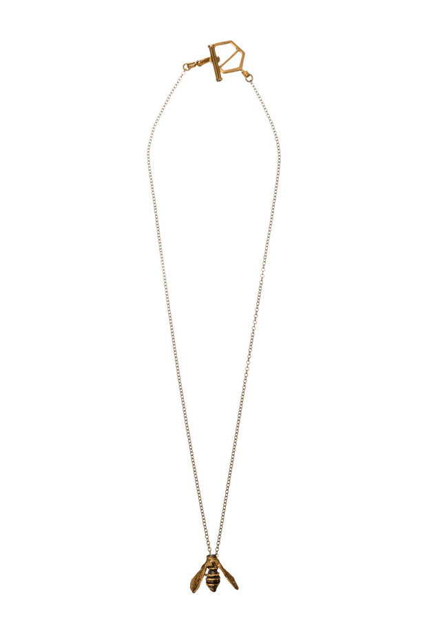 Collar Finí de Abeja Reyna Oro - ELENA LÓPEZ JOYERÍA