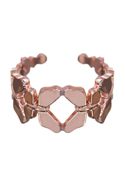 Anillo Colmena con Abejas Rodio Blanco 1 - ELENA LÓPEZ JOYERÍA