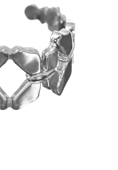 Anillo Colmena con Abejas Rodio Blanco 4 - ELENA LÓPEZ JOYERÍA
