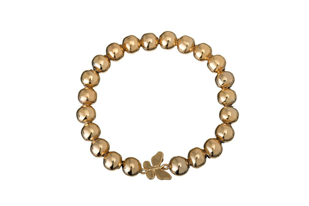 Pulsera Mariposa Balín Bocon Oro - ELENA LÓPEZ JOYERÍA