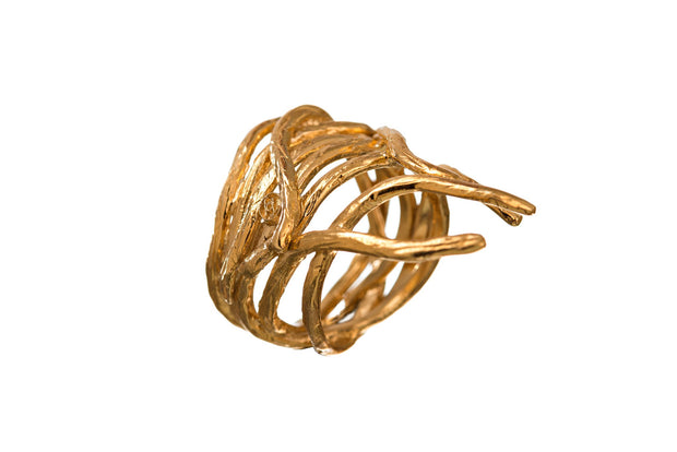 Anillo Rama Oro - ELENA LÓPEZ JOYERÍA