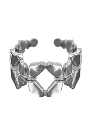 Anillo Colmena con Abejas Rodio Blanco 4 - ELENA LÓPEZ JOYERÍA