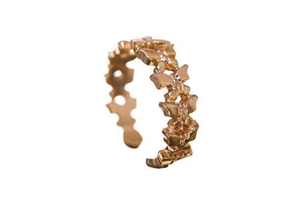 Anillo Mini Mariposas Menos a Más Oro