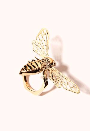 Anillo Colmena con Abejas Rodio Blanco 3 - ELENA LÓPEZ JOYERÍA